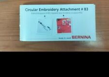 Piedino per ricamo circolare #83 (con libretto di istruzioni) Bernina NUOVO