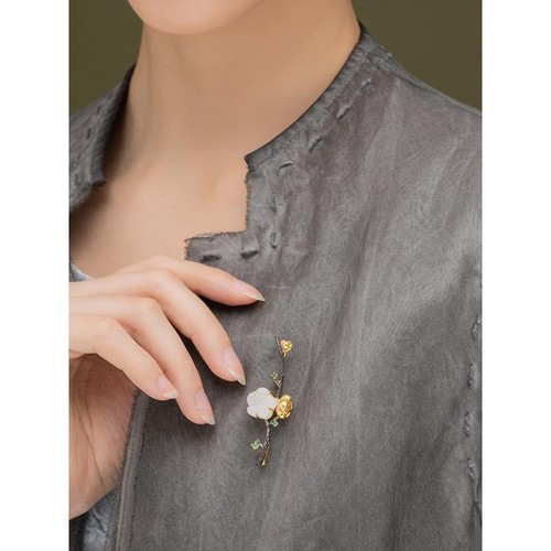 Spilla pendente fiori - , di