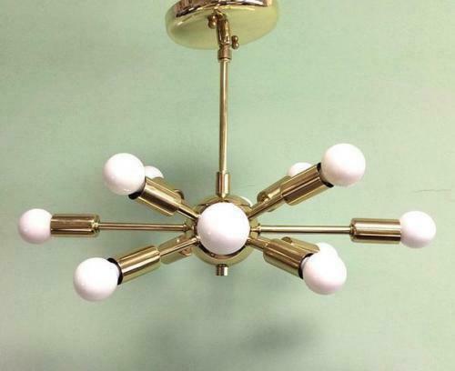 Lampadario sputnik ottone a - in,