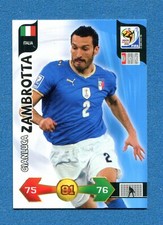 WC AFRICA 2010 -Adrenalyn Panini- Card BASIC - ZAMBROTTA - ITALIA