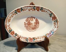 Piatto Vassoi Ovale Ceramica