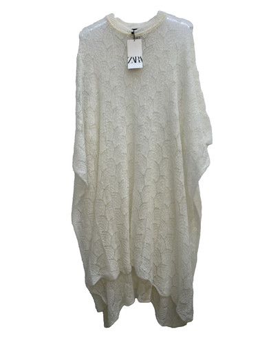 Zara ecru aperto maglia - zara,