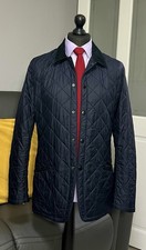 BARBOUR Giacca Uomo Trapuntata Splendida Nera. Petto taglia SMALL UK