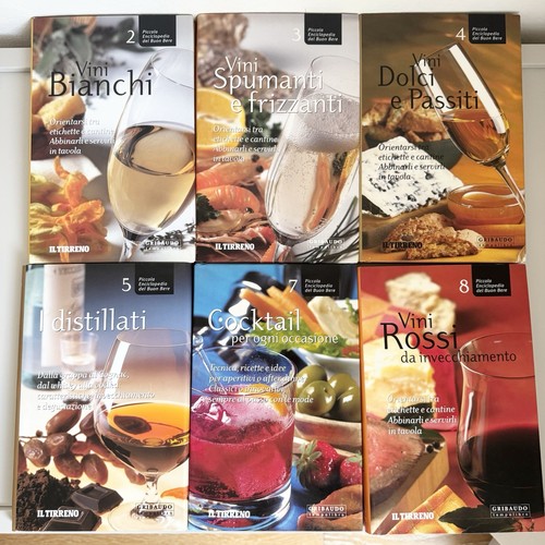 Lotto libri vini - vini, cocktail