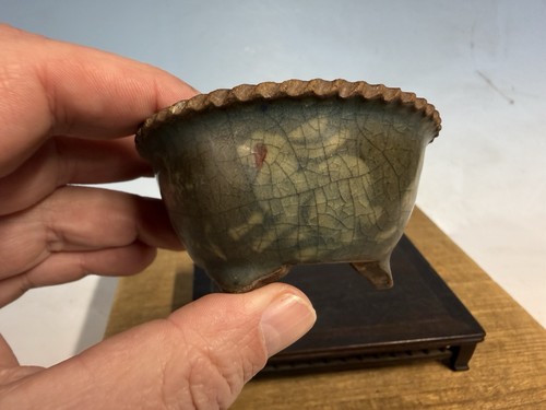 Vaso per bonsai dipinto