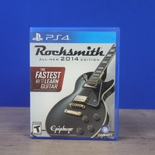 Rocksmith Edizione 2014 (PS4 PlayStation 4, 2016) senza cavo solo gioco completo CIB