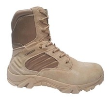 ANFIBIO SCARPONE STIVALE SOFTAIR MILITARE JS WARRIOR COMBAT ZIP TAN JS-BWT