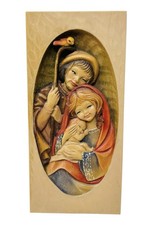 Targa intaglio legno Natale