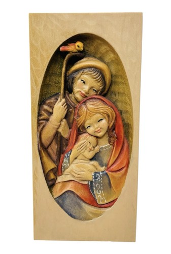 Targa intaglio legno natale - legno,