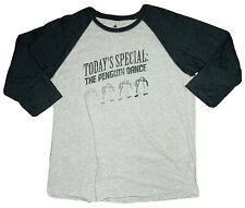 Disney Parks Mary Poppins Il Pinguino Danza Camicia Uomo Manica Raglan 3/4; XL