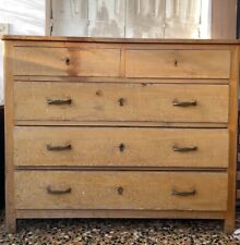 Cassettiera Vintage in Legno Massello con 5 Cassetti - Italia