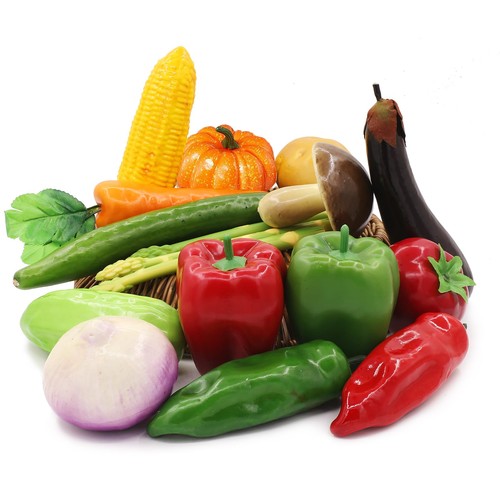 Pezzi verdure artificiali - pezzi,