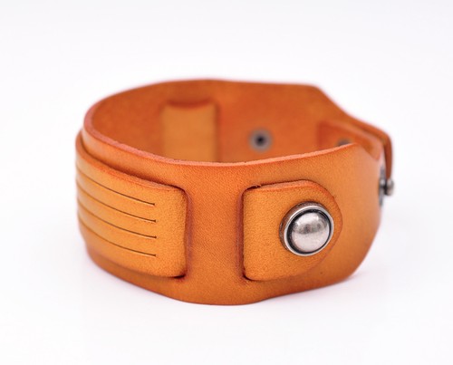 Braccialetto vintage giallo - braccialetto,