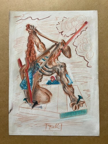 Salvador dali drawing paper - salvador, on