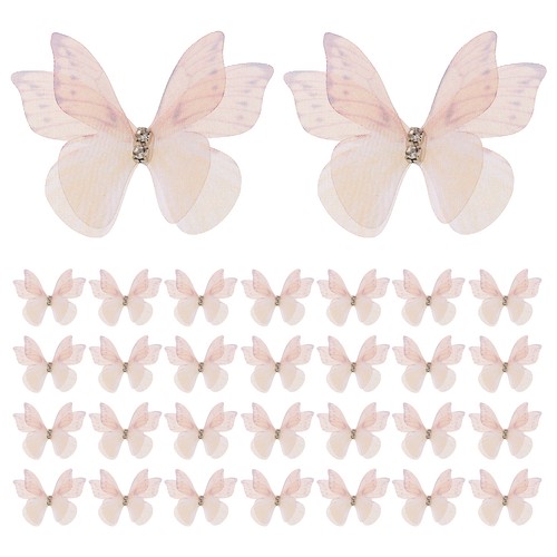 30pcs farfalle organza - 30pcs,