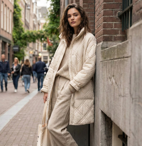 Zara cappotto trapuntato - zara,