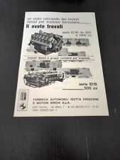 ISOTTA FRASCHINI MOTORI DIESEL PER TRAZIONE ID36 ID19 PUBBLICITA VINTAGE AD