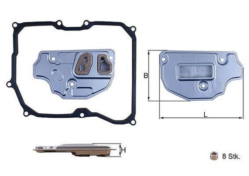 Filtro idraulico mahle - filtro,