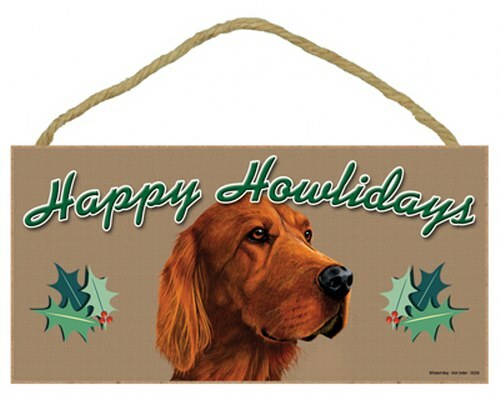 Insegna cane natale - natale, setter