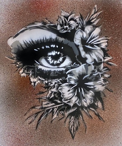 004 stencil occhi tatuaggio - stencil,