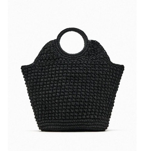 Zara borsa shopper tessuto - borsa,