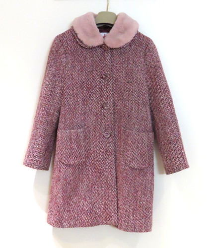 Cappotto lana bordeaux - , bambina