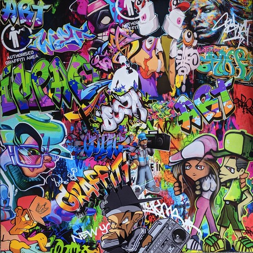 Graffiti street art coffee - art,