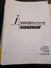 ISTRUZIONI / MANUALE COEMAR iWASH 575MB TESTE MOBILI