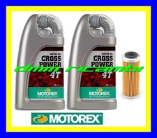 Kit Tagliando KTM 250 SX-F 2018 2019 Olio MOTOREX CROSS POWER 4T 10W50 SXF