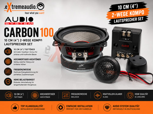 Sistema audio carbon - audio,