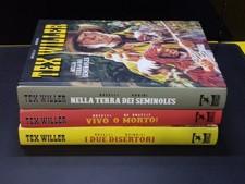 3 cartonati di Tex Willer nuovi in prima edizione. Titoli nelle foto.