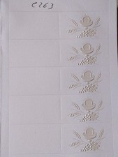 15 Biglietti Bomboniere Prima Comunione Stampa Omaggio