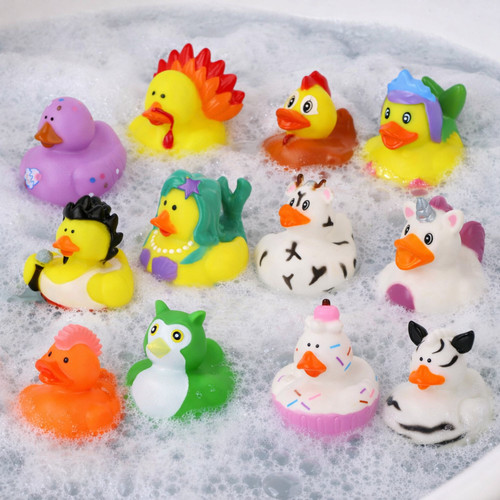 12x giocattoli bagno anatra - giocattoli,