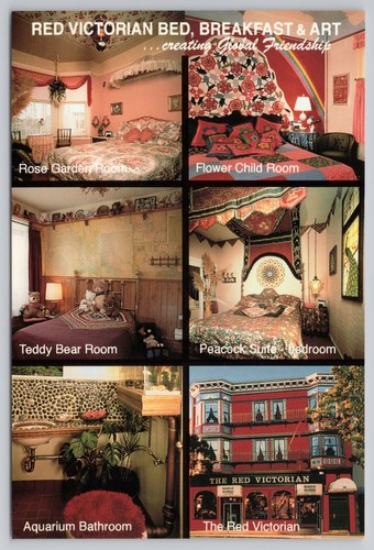 Cartolina red victorian - victorian, bed