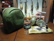 Raro mulinello da spinning Staro 4758 vintage con custodia, bobina di ricambio, chiave e documenti