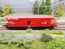 Roco Carro a 6 assi Tramoggia Tipo Falns della DB Cargo Livrea Rossa Scala H0