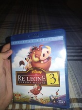 IL RE LEONE 3 BLU RAY RARO FUORI CATALOGO TESTATO COMPLETO DISNEY 2011
