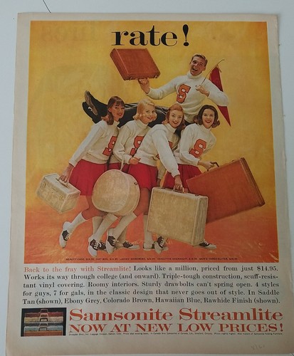 1960 samsonite streamlite - 1960,