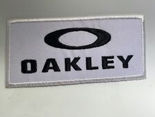 OAKLEY NUOVO RICAMATO ETICHETTA TOPPA NOME AZIENDA 2 X 4-1/2