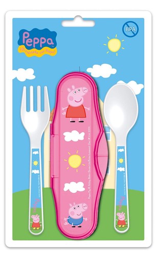 Peppa pig astuccio portaposate - peppa,