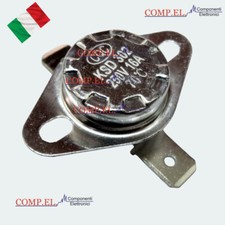 INTERRUTTORE TERMICO 70°C 250Vac 16A NC NORMALMENTE CHIUSO TERMOSTATO A CONTATTO