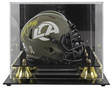 Mini casco firmato Rams