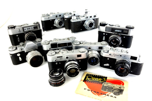 Zorki fed zenit revue 10x - zorki,