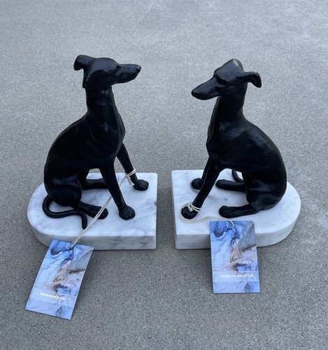 Coppia fermalibri per cani