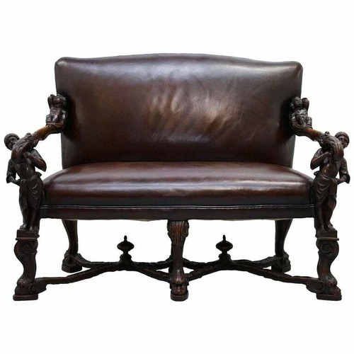 1850 palaziale panca veneziana - 1850,
