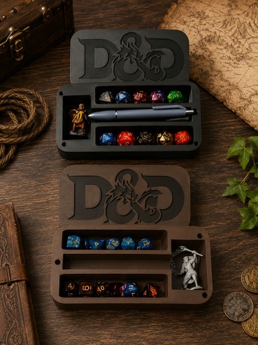 Porta dadi con organizer - d&d,