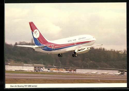 Cartolina aereo boeing 737 - aereo,