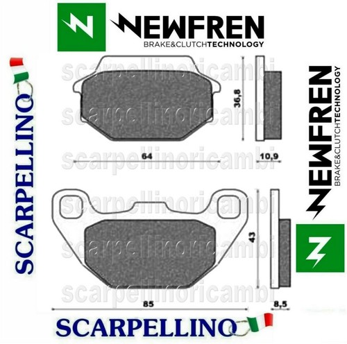 Pasticche newfren laverda - pasticche,