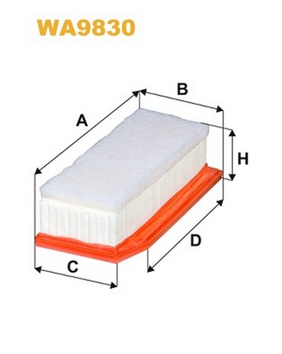 Wa9830 filtro aria per - filtro,