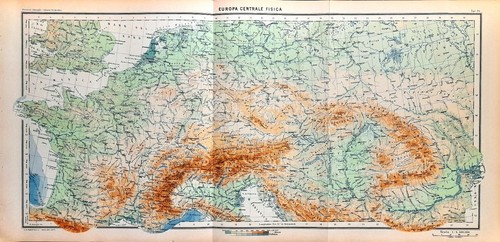 Carta geografica antica europa - antica,